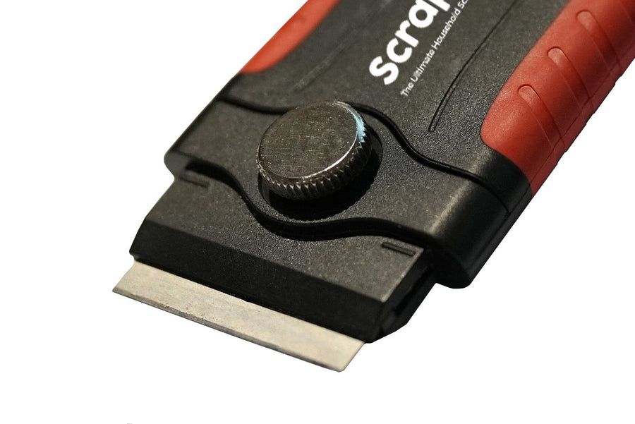 ScrapeMate - the ultimate household scraper. With 5x SafeScrape & 5x Carbon Steel Blades. Perfect for ovens, hobs, paint and sticker removal. FREE UK Shipping 🚚 Scraper Pikk-it 